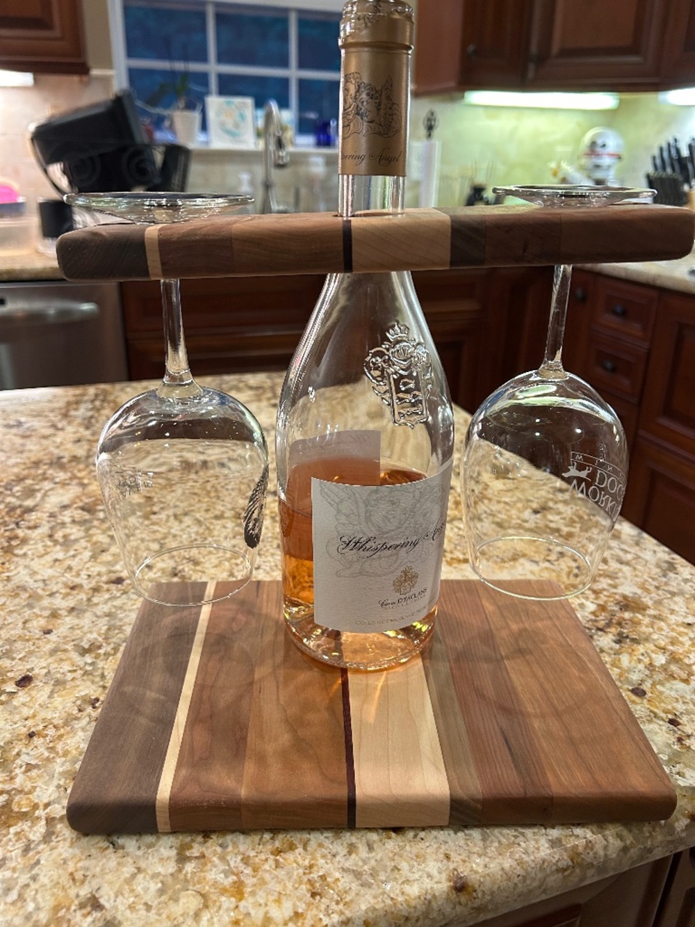 wine and cheese board